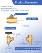 Installation Kit, Water Tank Tee Kit 1"x 11" - Image 6
