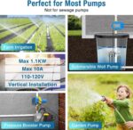 Smart Pump Controller Pressure Switch with Gauge 110V-120V Auto - Image 7